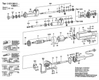 Bosch 0 601 202 003  Straight Grinders 110 V / Eu Spare Parts